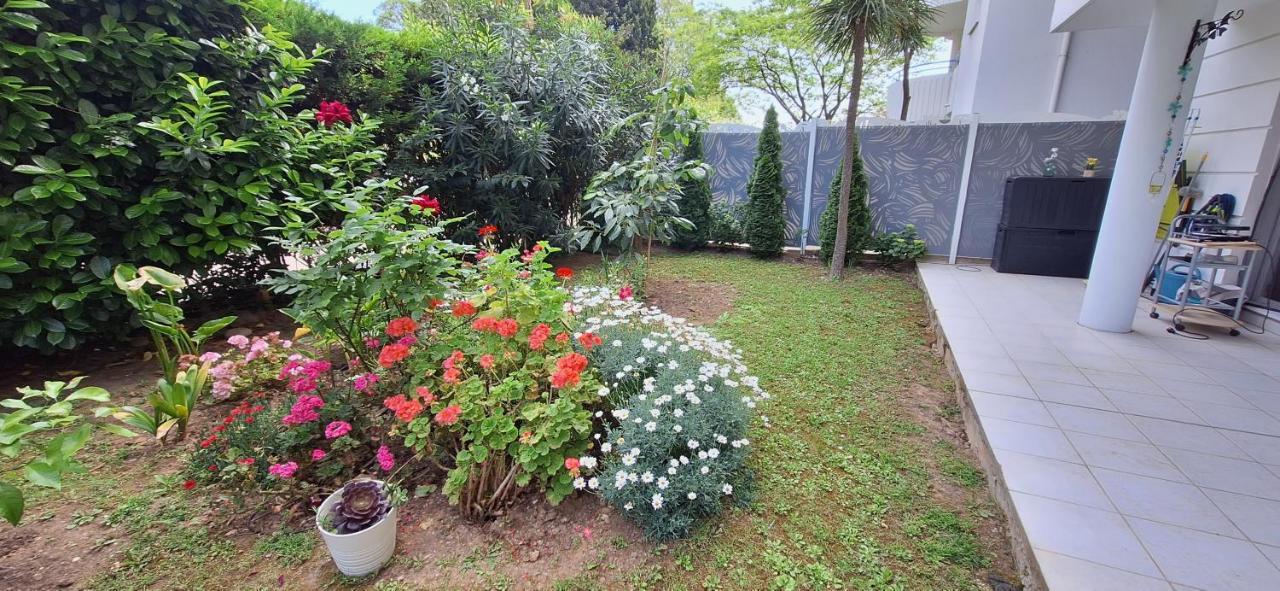 Charmant Appartement Avec Terrasse, Jardin Privatif Et Piscine A Cannes Exterior photo